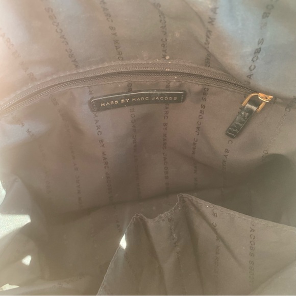 Marc Jacobs Spot On Colorblocked Large Satchel black and brown - Picture 11 of 14